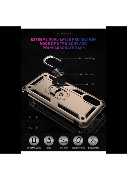 Samsung Galaxy A02 Kılıf Sofya Yüzüklü Silikon Kapak