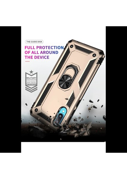 Samsung Galaxy A02 Kılıf Sofya Yüzüklü Silikon Kapak