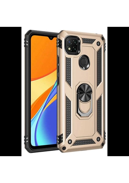 Xiaomi Redmi 9c Kılıf Sofya Yüzüklü Silikon Kapak