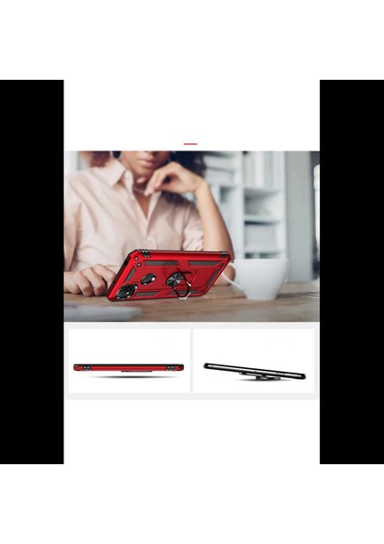 Xiaomi Redmi 9c Kılıf Sofya Yüzüklü Silikon Kapak