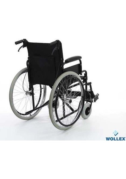 Wollex Manuel Tekerlekli Sandalye | Farklı Oturma Genişlikleri ve Refakatçi Frenli WG-M313