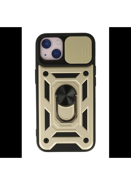 iPhone 15 Kılıf Pars Lens Yüzüklü Silikon