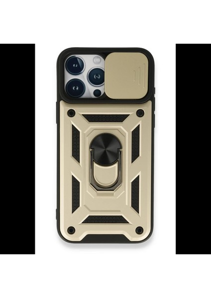 iPhone 15 Pro Max Kılıf Pars Lens Yüzüklü Silikon