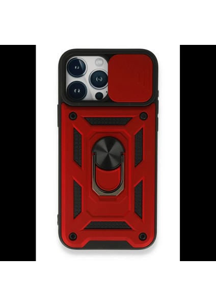 iPhone 15 Pro Max Kılıf Pars Lens Yüzüklü Silikon