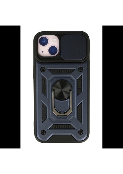 iPhone 15 Kılıf Pars Lens Yüzüklü Silikon