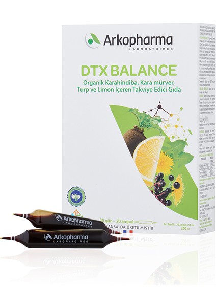 Dtx Balance - Karahindiba Kökü, Kara Mürver Suyu, Turp Suyu, Limon Suyu Içeren Takviye Edici Gıda - 20 Ampül fiyatları