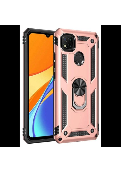 Xiaomi Redmi 9c Kılıf Sofya Yüzüklü Silikon Kapak