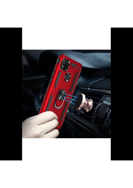 Xiaomi Redmi 9c Kılıf Sofya Yüzüklü Silikon Kapak