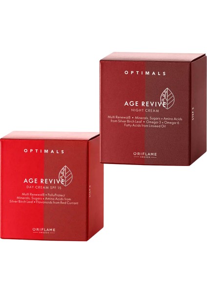 Age Revive Gece Kremi + Age Revive Gündüz Kremi Set