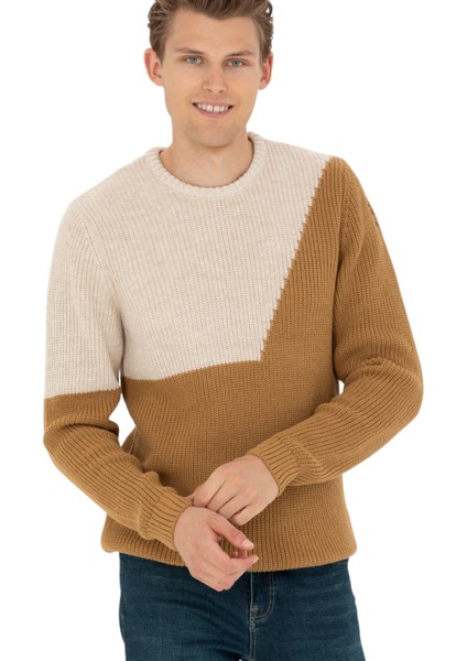 Yuvarlak Yaka Erkek Kazak