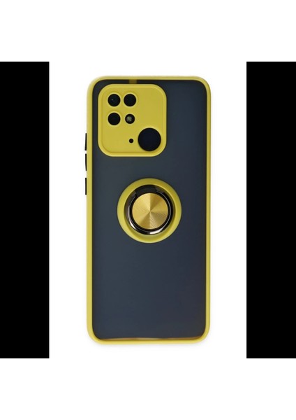 Xiaomi Redmi 10C Kılıf Montreal Yüzüklü Silikon Kapak