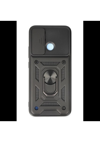 Realme C25Y Kılıf Pars Lens Yüzüklü Silikon