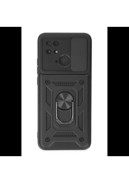 Xiaomi Redmi 10C Kılıf Pars Lens Yüzüklü Silikon