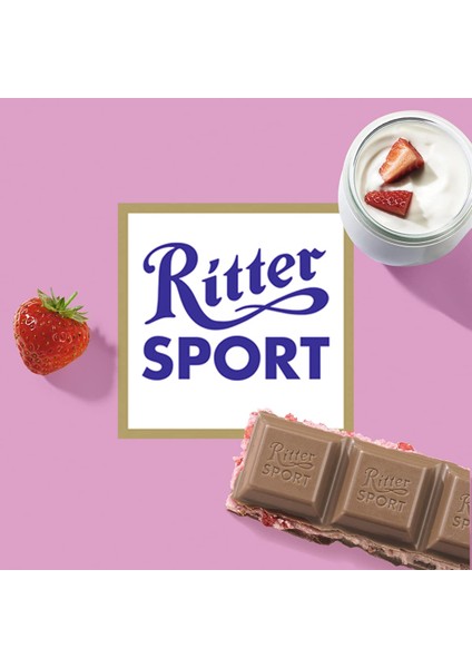 Sport Strawberry Yogurt - Çilek Parçacıklı ve Yağsız Yoğurt ve Çilekli Krema Dolgulu Sütlü Çikolata 100 G modelleri
