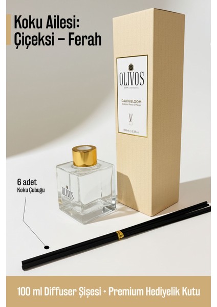 Dawn Bloom Mimoza Çubuklu Oda Kokusu 100 ml – Ferah ve Çiçeksi Uzun Süreli Koku Yayılımı fırsatları