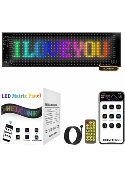 Ds-Derin LED Matrix 16X96
