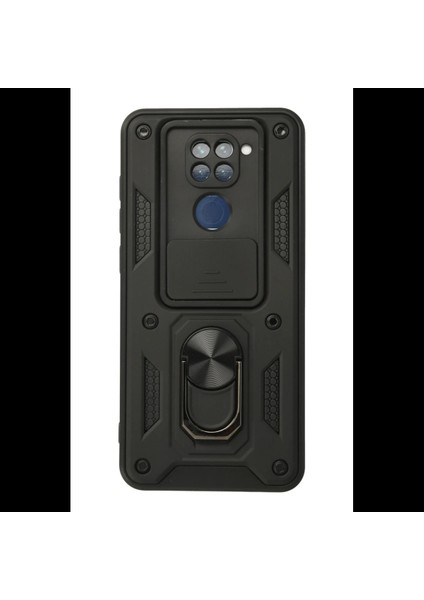 Xiaomi Redmi Note 9 Kılıf Pars Lens Yüzüklü Silikon