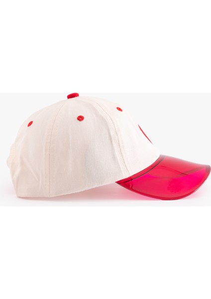 Pamuklu Kalp Işleme Detaylı Kep Şapka fiyatları