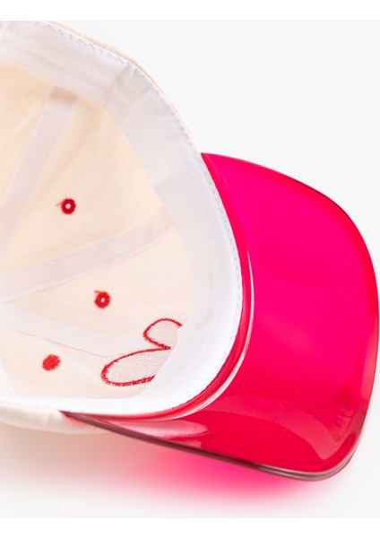 Pamuklu Kalp Işleme Detaylı Kep Şapka fırsatları