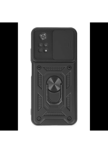 Xiaomi Poco M4 Pro 4g Kılıf Pars Lens Yüzüklü Silikon