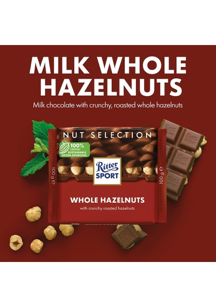 Sport Whole Hazelnuts Bütün Fındıklı Sütlü Çikolata 100 G fiyatları