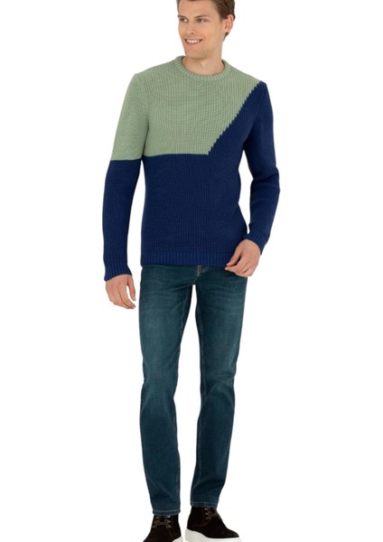 Yuvarlak Yaka Erkek Kazak indirimleri