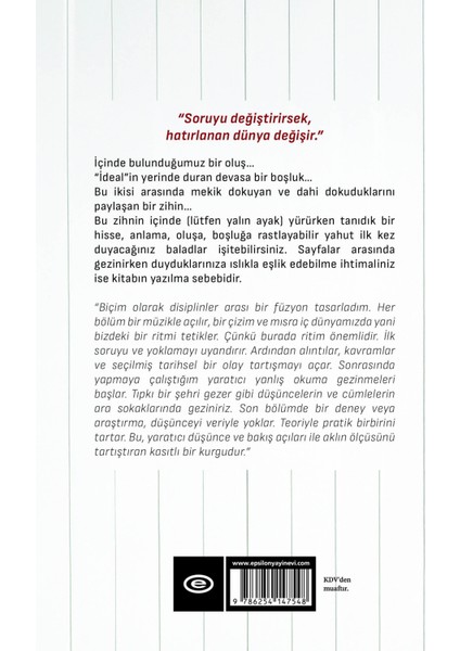 Oluş ve Boşluk Arasında Baladlar Yaratıcı Yanlış Okumalar: Anlamın Icadı - Aydın Adrian Bahar modelleri