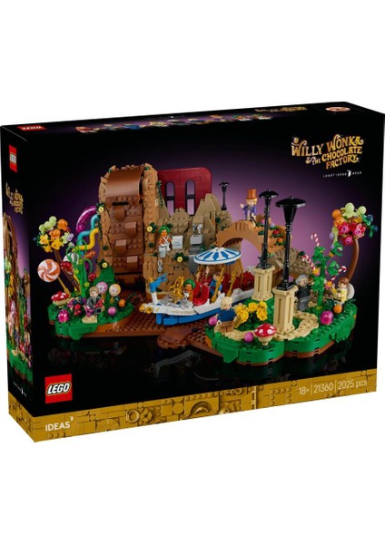 21360 Ideas Willy Wonka ve Çikolata Fabrikası