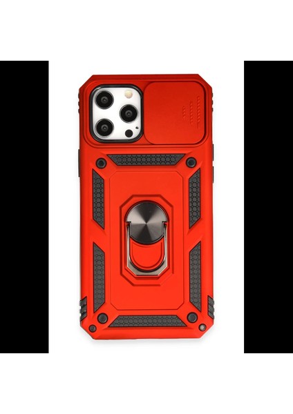 iPhone 12 Pro Max Kılıf Pars Lens Yüzüklü Silikon