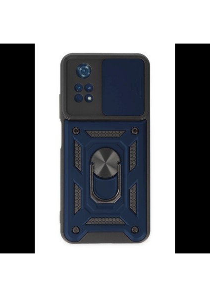 Xiaomi Poco M4 Pro 4g Kılıf Pars Lens Yüzüklü Silikon