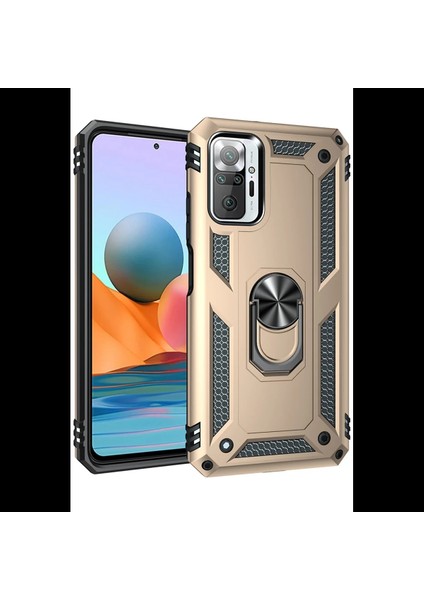 Xiaomi Redmi Note 10 Pro Kılıf Sofya Yüzüklü Silikon Kapak