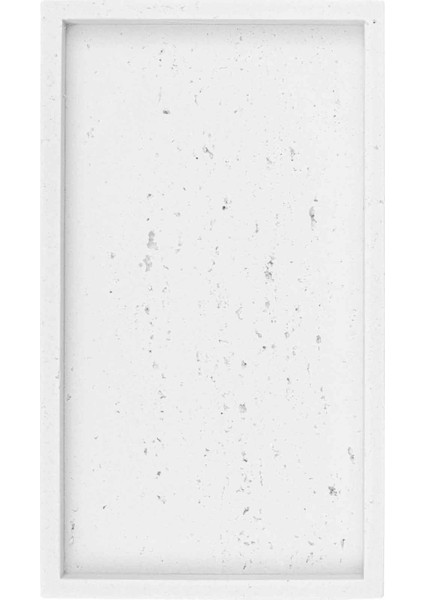 Travertine Banyo Tepsisi Beyaz 28X16X3 cm fiyatları