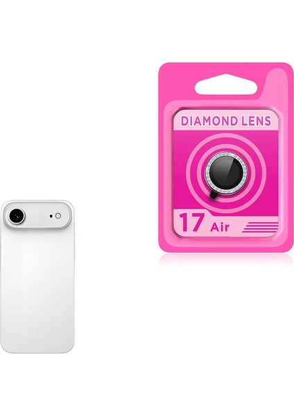 Apple Iphone 17 Air Lopard Cl-06 Lens Koruma Parlak Renkli Kamera Koruyucu