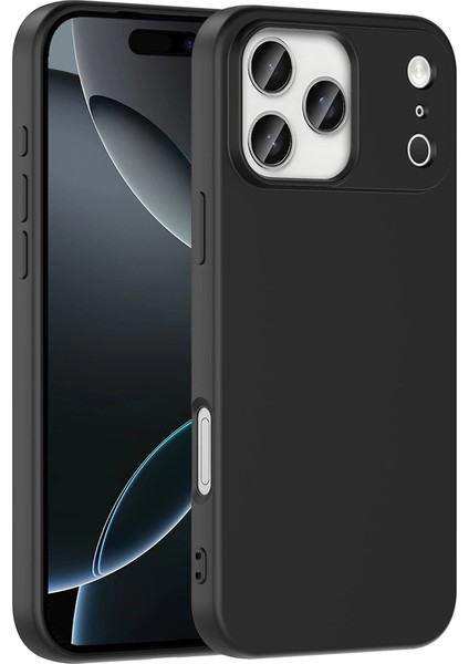 Apple Iphone 17 Pro Kılıf Lopard Içi Kadife Lansman Yumuşak Mara Silikon Kapak