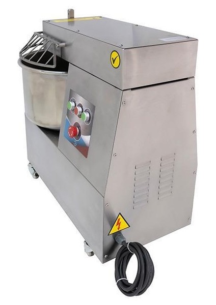 15 kg Komple Paslanmaz Gövde Spiral Hamur Yoğurma Makinesi 380V