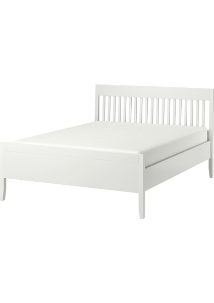 Çift Kişilik Karyola, Beyaz, 140X200 cm