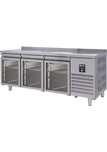 Tezgah Tip Snack Buzdolabı 3 Cam Kapılı indirimleri