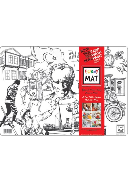 Akademi Çocuk - Funny Mat - Mustafa Kemal Atatürk (Yeni)