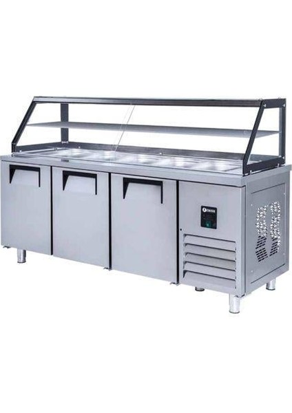 Servis Buzdolabı 515 Lt 3 Kapılı Camlı fırsatları