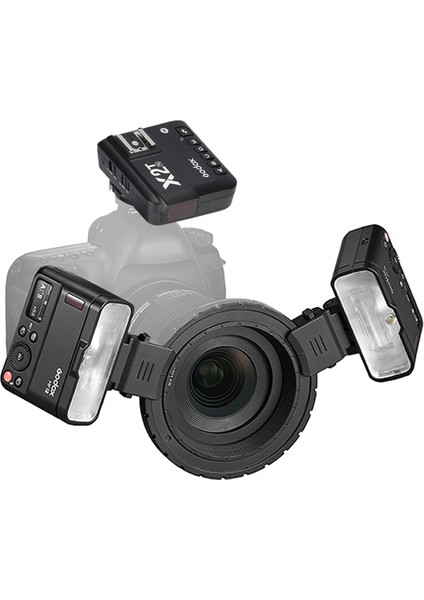MF12 Makro Flaş Ikili Set + X2T-S Sony Tetikleyici