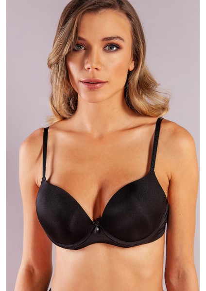 Garabina Foam Cup Push Up Bra, Siyah Konforlu ve Şık Sütyen
