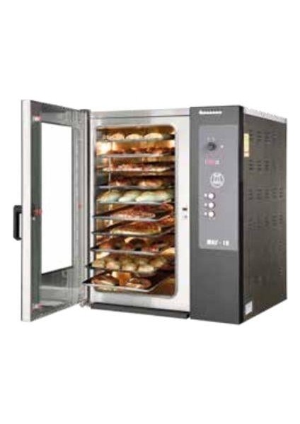 Elektrik Isıtmalı 10 Tepsili Konveksiyonlu Patiseri Fırın