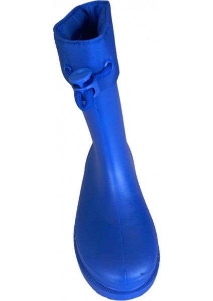 Konçlu Erkek Çocuk Yağmur Çizmesi 26-35 Mavi