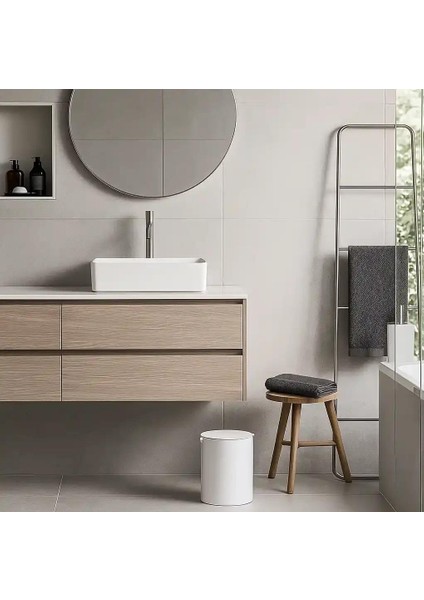 Banyo Çöp Kovası Beyaz Renk 3lt (BA4013 033 Al7-Al7) fiyatları