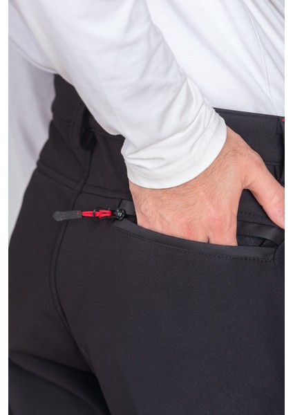 Erkek Suya ve Rüzgara Dayanıklı Softshell Outdoor Pantolon