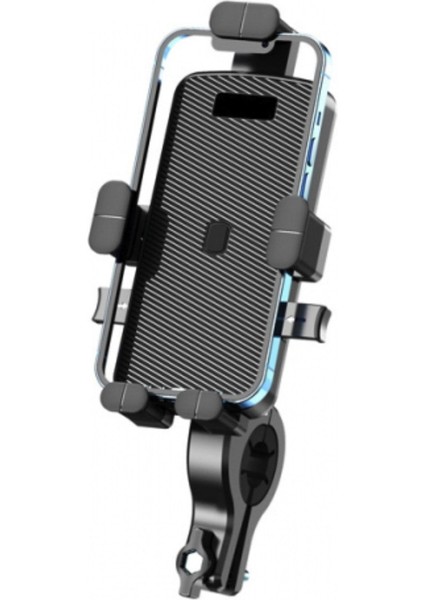 Darbe emici telefon tutucu motor bisiklet scooter bisiklet için 360 dönebilen tutucu Motosiklet için