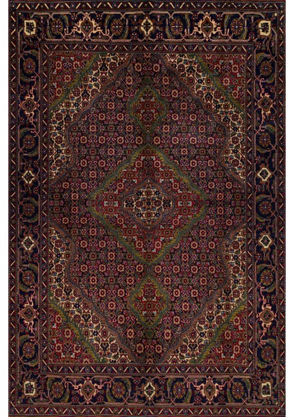 Bordo Madalyon Modern Etnik Desenli Halı | Makinada Yıkanabilir | Hav Toz Vermez | Leke Tutmayaz | Kaymaz Taban | Dijital Makine Baskı | Salon Yolluk Mutfak Halısı