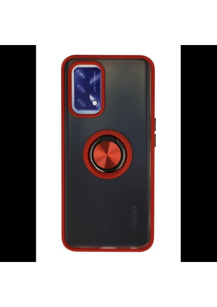 Oppo A74 4g Kılıf Montreal Yüzüklü Silikon Kapak