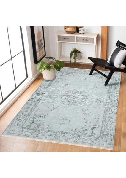 Gri Göbekli Modern Etnik Desenli Halı | Makinada Yıkanabilir | Hav Toz Vermez | Leke Tutmayaz | Kaymaz Taban | Dijital Makine Baskı | Salon Yolluk Mutfak Halısı fiyatları