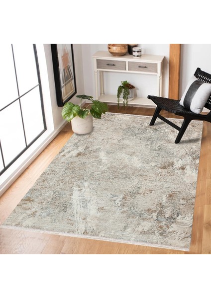 Krem Soyut Modern Etnik Desenli Halı | Makinada Yıkanabilir | Hav Toz Vermez | Leke Tutmayaz | Kaymaz Taban | Dijital Makine Baskı | Salon Yolluk Mutfak Halısı fiyatları